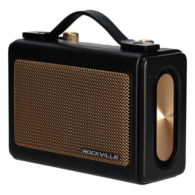 Rockville GlideTone Vintage Style Portable & Home Bluetooth Speaker Loud & Clear image 4
