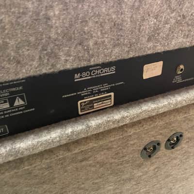 Fender M-80 Half Stack - Non-Original Matching Cabinet - Celestion 12's! image 7