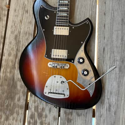 YouTube vid in Description Novo Serus J HH stainless steel frets ebony Sunburst mastery electric guitar image 5