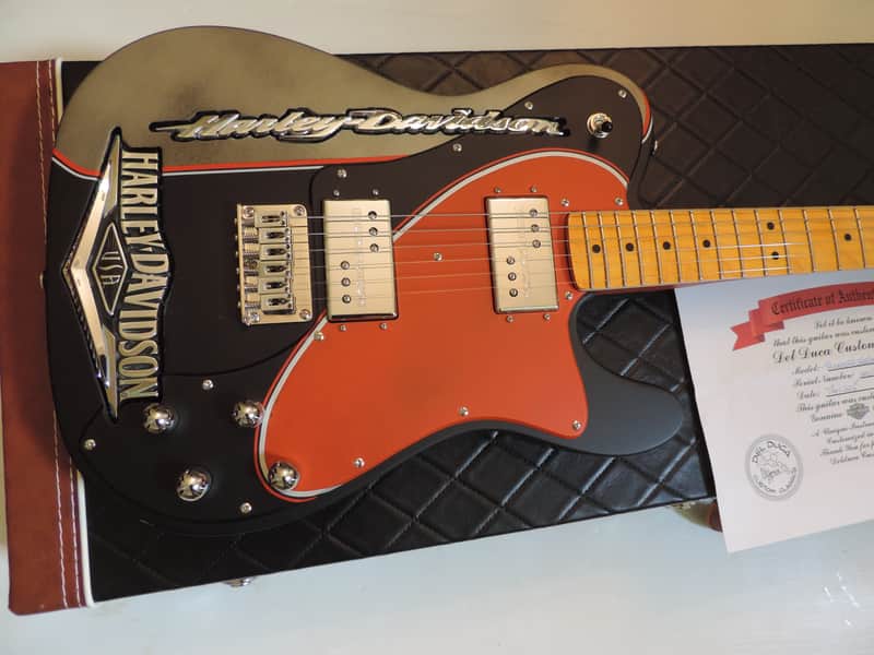 FENDER TELECASTER DDCC CUSTOM ENGRAVED HARLEY DAVIDSON GUITAR image 1