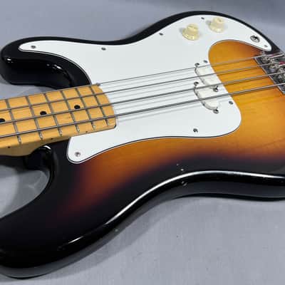 '80's Squier Bullet Bass B-34 3-Color Sunburst image 5