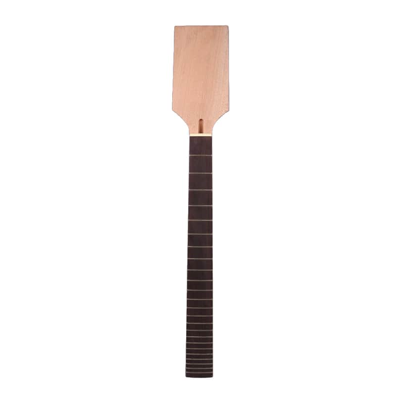 Unfinished Electric Guitar Neck – 24 Fret, 25.5" Scale (Mahogany/Rosewood) image 1