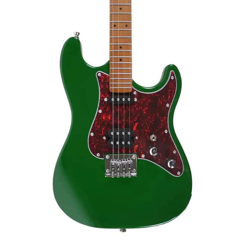 Flight Pathfinder BRG Green Solid Body Electric Baritone Ukulele image 1