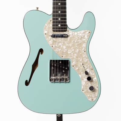 Fender Limited Edition Two-Tone American Thinline Telecaster 2019 Surf Green image 1