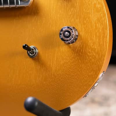 PRS SE CE 24 Standard Stoptail Electric Guitar - Metallic Gold Satin with Gig Bag image 10