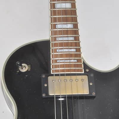 Epiphone Japan Les Paul Custom Black Electric Guitar Ref No 6789 image 6