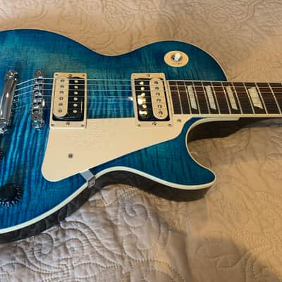 Gibson Les Paul 2025 - AAA Flame Top Ocean Water Perimeter image 5