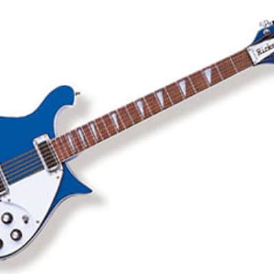 Rickenbacker 620/12 Midnight Blue Deluxe, 12 String, 21 fret, 2 pickups, wired for stereo 620/12 MID image 1