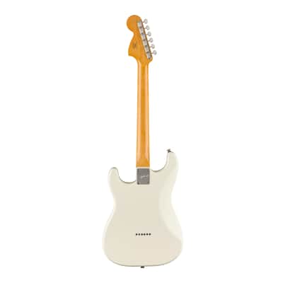Squier Classic Vibe '70s Stratocaster HT HSS with Laurel Fingerboard and Black Pickguard (Olympic White) image 2
