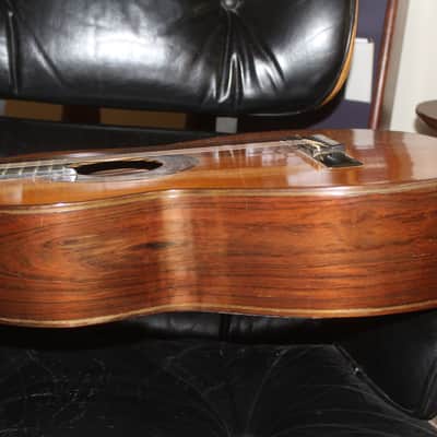 Unknown Flamenco guitar Brazilian Rosewood sides and back 1930s image 6