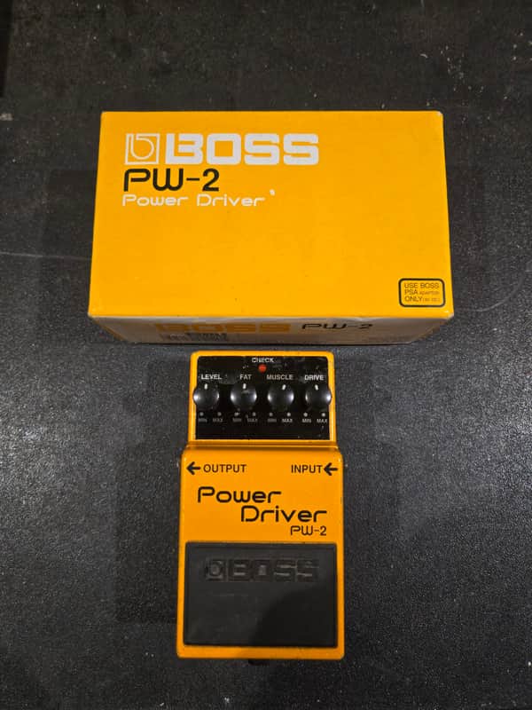 Boss PW-2 Power Driver (Silver Label) 1996 - 1998 - Orange image 1