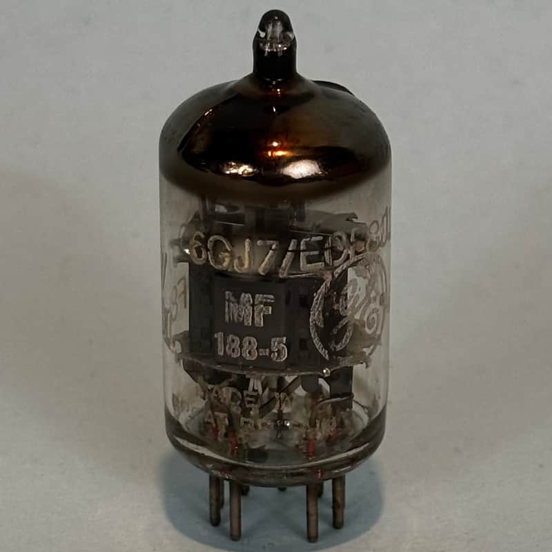 1961 Mullard 6GJ7 ECF801 Vintage 1960s General Electric GE Tube! T418 image 1