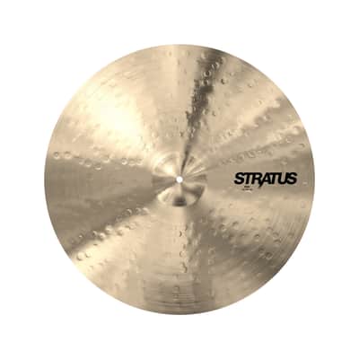 Sabian 22-inch Stratus Pro Ride Cymbal Made of B20 Bronze with Loud Sound Volume, Strong Bell, Signature Stratus Hammering, and Bright-dark Timbre image 2