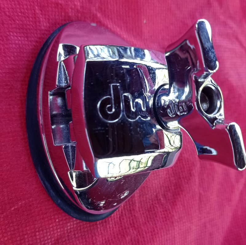 DW DWSMTB12CR 12.7mm Hinged Tom Mount Bracket 2010s - Chrome image 1