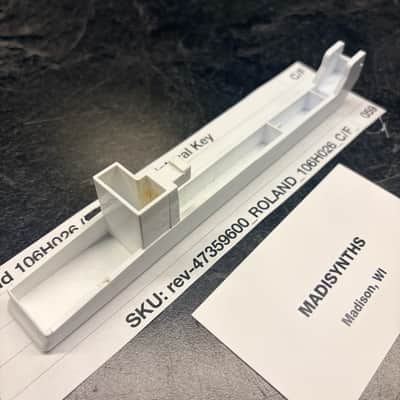 ORIGINAL Roland Replacement C/F Key (106H026) for Juno-6/60/106, Jupiter-6/8, HS-60, SH-101, VK-09, JX-3P, HS-10/Juno-1, System 100m 184, etc image 3