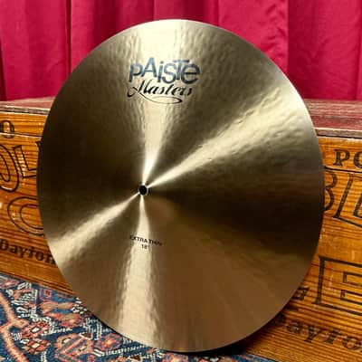 18" Paiste Masters Extra Thin Crash Cymbal 1160g *Video* image 2