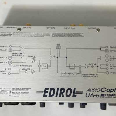 Edirol UA-5 Audio Capture - USB Audio Interface (24-bit/96kHz) image 2