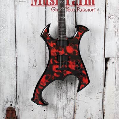 Schecter Wylde Audio Berzerker Solid Body Electric Guitar Blood Skull image 2
