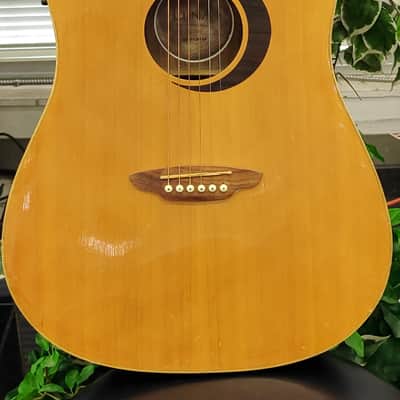 Luna Oracle Eclipse OCL ECL Acoustic Guitar w/ Built-In Electronics - Natural image 3