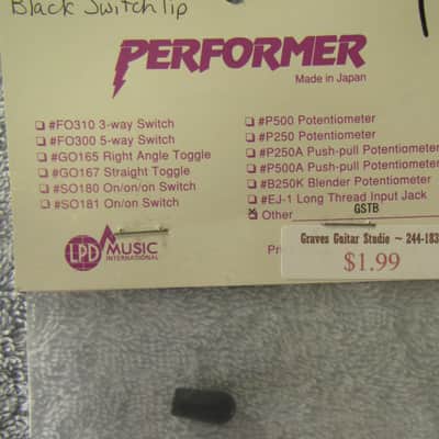 LPD Music Lot of 3 performer switch tips 2010's - Black, Ivory plastic image 3