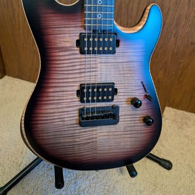 Ernie Ball Music Man Rabea Massaad Signature Sabre 2024 - Present - Vileblood Burst image 3