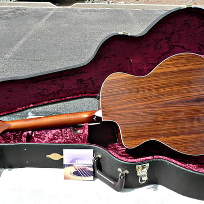 Taylor ​​214ce DLX Acoustic​ Electric ​Guitar​ ​with Original ​Taylor ​Hardshell Case​ - PV MUSIC Guitar Shop Inspected​ Setup​ with New D'Addario Strings and Tested - Plays / Sounds / Looks Great - Excellent Player in Excellent Condition image 2