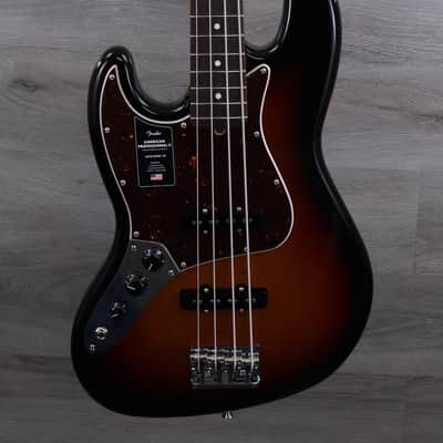 Fender American Professional II Jazz Bass Left-Handed with Rosewood Fretboard 3 Color Sunburst image 2