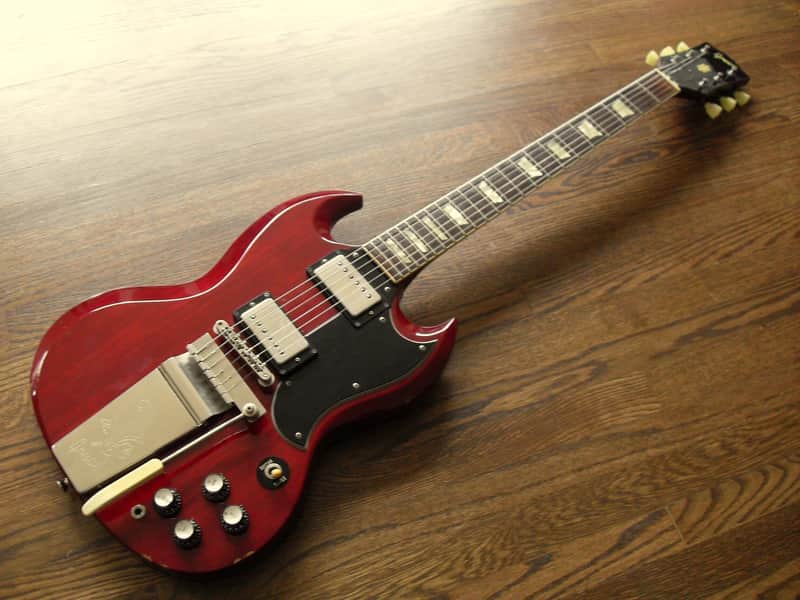 Greco SG with Lyre Vibrola 1963 Reissue SS63-70 - One of The | Reverb