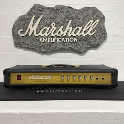 Marshall 1976 JMP Lead & Bass 100w Solid State Head Model #2195 Black image 1