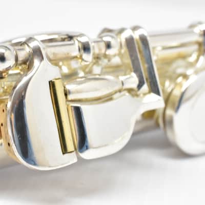 Used Jupiter Capital Edition Student Flute Silver Plated Offset G & C Foot w/ D# Roller Just Serviced image 12