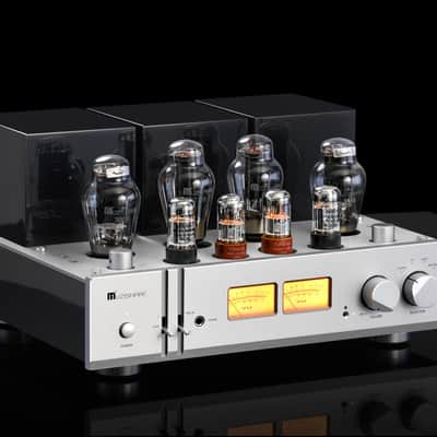 MUZISHARE X9 Stereo Tube Amplifier with Remote Control,Single-Ended Class A, 300B Tubes, Built-in MM Phono Stage, Power AMP, 6.5mm Headphone Output,ac115 and AC230 Switchable image 3