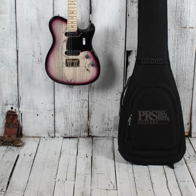 PRS NF 53 Solid Body Electric Guitar Mulberry Smokeburst Finish with Gig Bag image 2