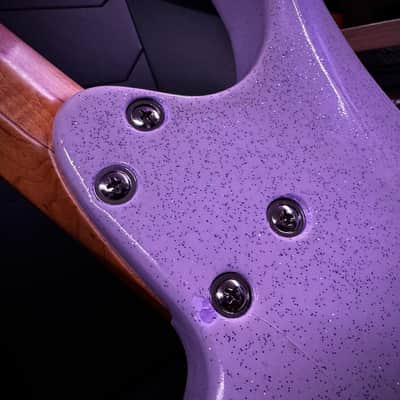 Strandberg Guitars Classic 6 w/ flame maple neck - Lilac Sparkle Gloss image 19