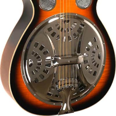 Gold Tone PBR-D Paul Beard Signature Deluxe Roundneck Resonator Acoustic Guitar, Curly Maple Top, Sunburst image 2