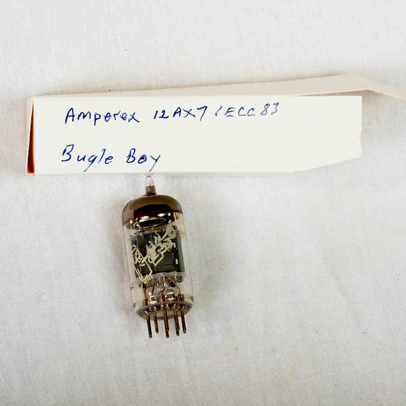 Amperex 12AX7/ ECC83 Bugle Boy (Pair) Test Strong image 1
