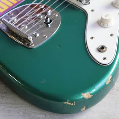 1999 Fender Japan JM66-MH '66 Reissue Jazzmaster (Ocean Turquoise) image 3