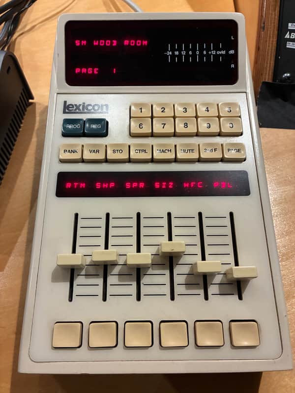 Lexicon 480L Digital Effects System with LARC Remote 1980s - Black / White Remote image 1
