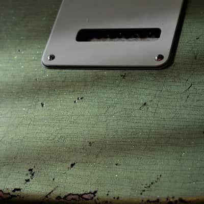 Fender Stratocaster Relic Nitro Green Sparkle Custom Shop Fat 50's image 18