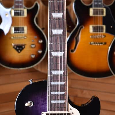 Gibson Les Paul Studio Figured Dark Purple Burst Exclusive image 8