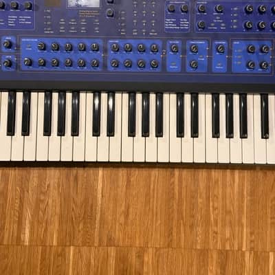 Dave Smith Instruments Poly Evolver 61-Key 4-Voice Polyphonic Synthesizer 2005 - 2011 - Blue with Wood Sides image 8