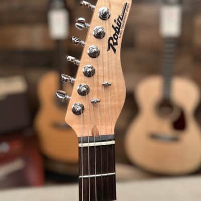 Robin Tonemonger Standard Trem 2007 w/ Hard Case - Rio Grande Pickups, Ash Body, Stainless Steel Frets, 3-Tone Sunset, Made in USA image 4