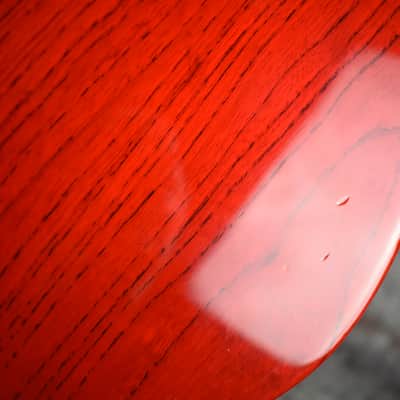 2007 Valley Arts T-Style Trans Red - John Hiatt signed image 12
