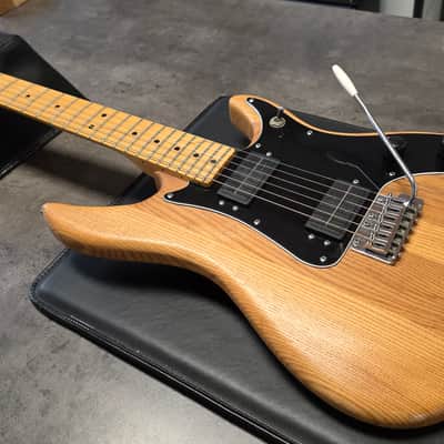 1985 Peavey Patriot Tremolo MADE IN USA Natural American Vintage 80s 1980's Super Strat with RARE original hard case image 15