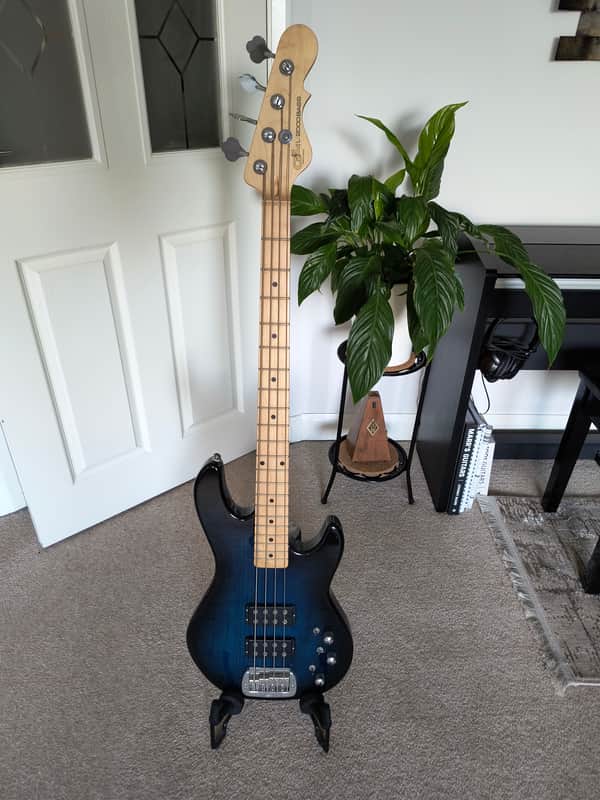 G&L Tribute Series L-2000 Bass with Maple Fretboard 2010s - Blueburst image 1