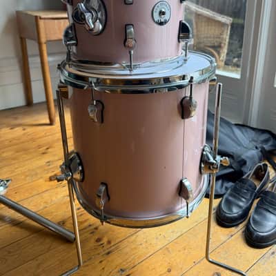 PDP PDNY1604PR New Yorker 10/13/16/5x14" 4pc Drum Kit 2021 - Present - Pale Rose Sparkle image 2