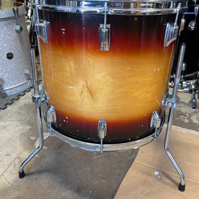 Rogers Tabacco Sunburst 18” XP8 Floor Tom image 3