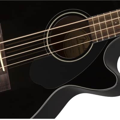 Fender CB-60SCE Acoustic-Electric Bass with Laurel Fretboard 2010s - Black image 4