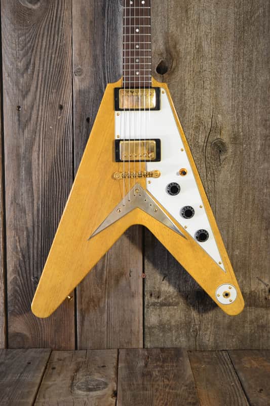Hamer Vector Flying V 2004 Natural Korina image 1