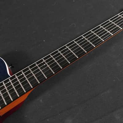 Godin Denim Blue Flame A6 Ultra 6 String RH Acoustic Electric Guitar image 2