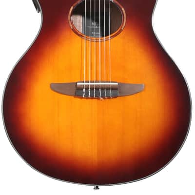 Yamaha NTX1 Nylon String Acoustic-electric Guitar - Brown Sunburst image 3